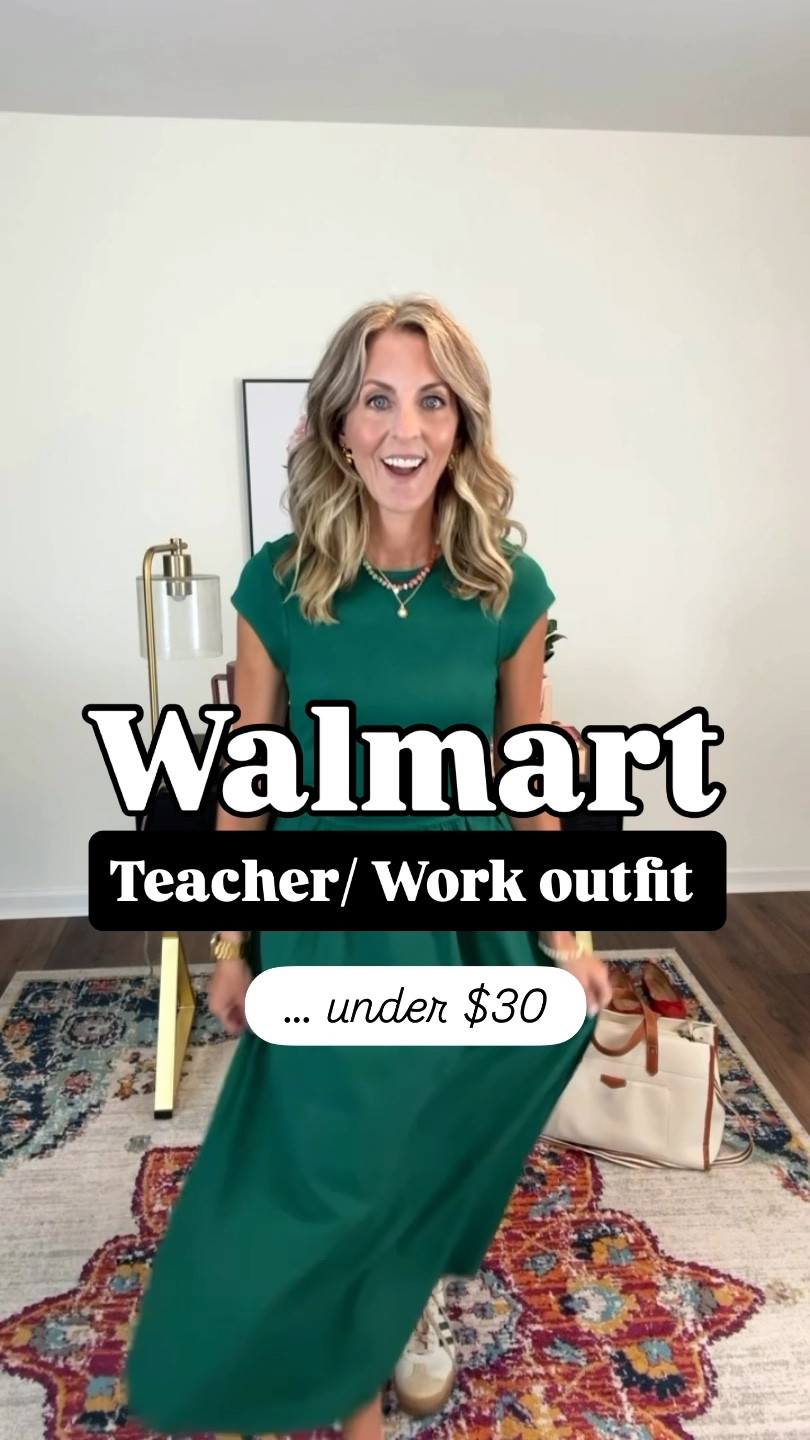 NOT SOLD OUT - and under $30- it’s the WORK DRESS FOR WOMEN: It has a crew neck, mid-waist, hidden pockets, dressy causal dress that can be effortlessly paired with a jacket to create a professional, office-ready look, simple and basic - love it paired with sneakers for teaching. Would look great with flats too!! Comes in 4 colors wearing a size small  ♥️

Wearing size small. - I am 5’5  

#LTKOver40 #LTKFindsUnder50 #LTKStyleTip #teacher #teachers #teaching #teachersofig #workwear #teachersofinstagram #walmartfashion #teachersofthegram #teachergram #teacherstyle #teachersfollowteachers #teacherfashion #teachersofinsta
#teacherssupportteachers #teacherootd #shopltk #Itkstyletip #outfits #outfitinspiration #outfitoftoday #walmartstyle #walmartfinds 

#LTKFindsUnder50 #LTKOver40 #LTKStyleTip