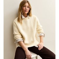 Women's Cream Chunky Oversized Jumper New Look | New Look (UK)