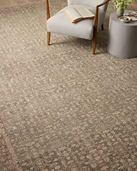 Angela Rose x Loloi Aubrey Collection AUB-04 Sage / Bark, Traditional 2'-3" x 3'-9" Accent Rug | Amazon (US)