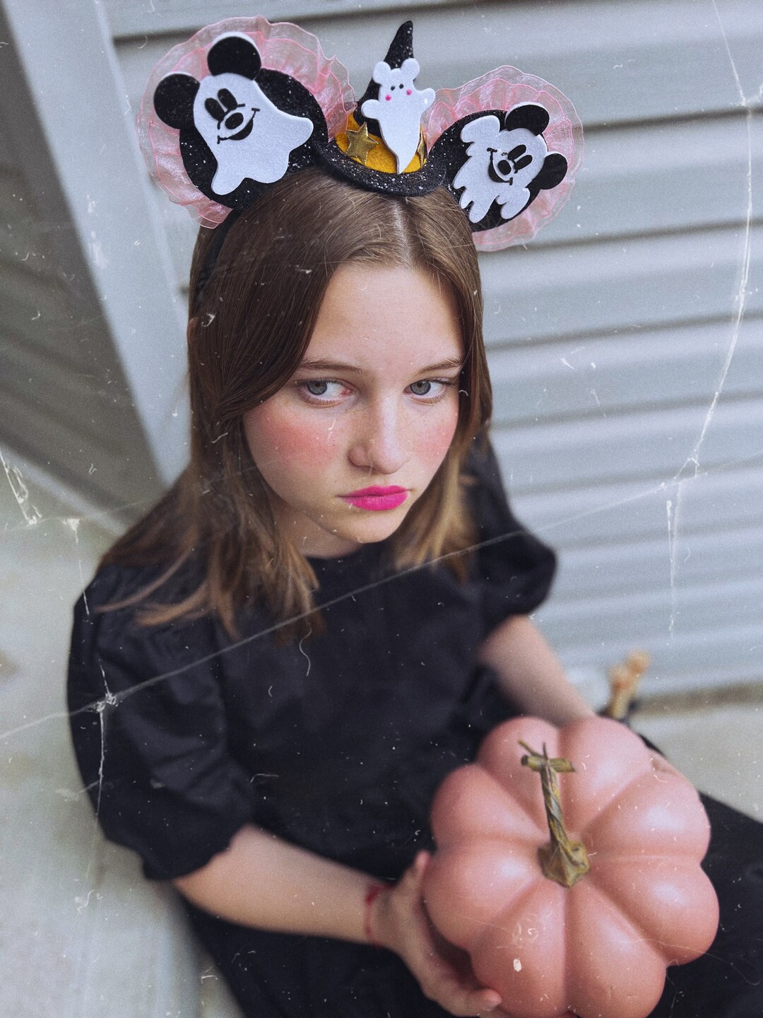 Halloween Mouse Ears with Ghosts Headband, giddyupandgrow | Etsy (US)