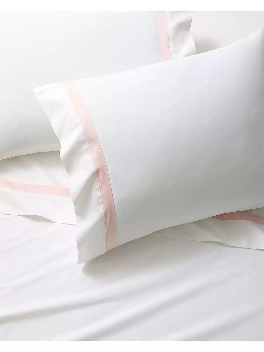 Border Frame Sateen Sheet Set | Serena and Lily