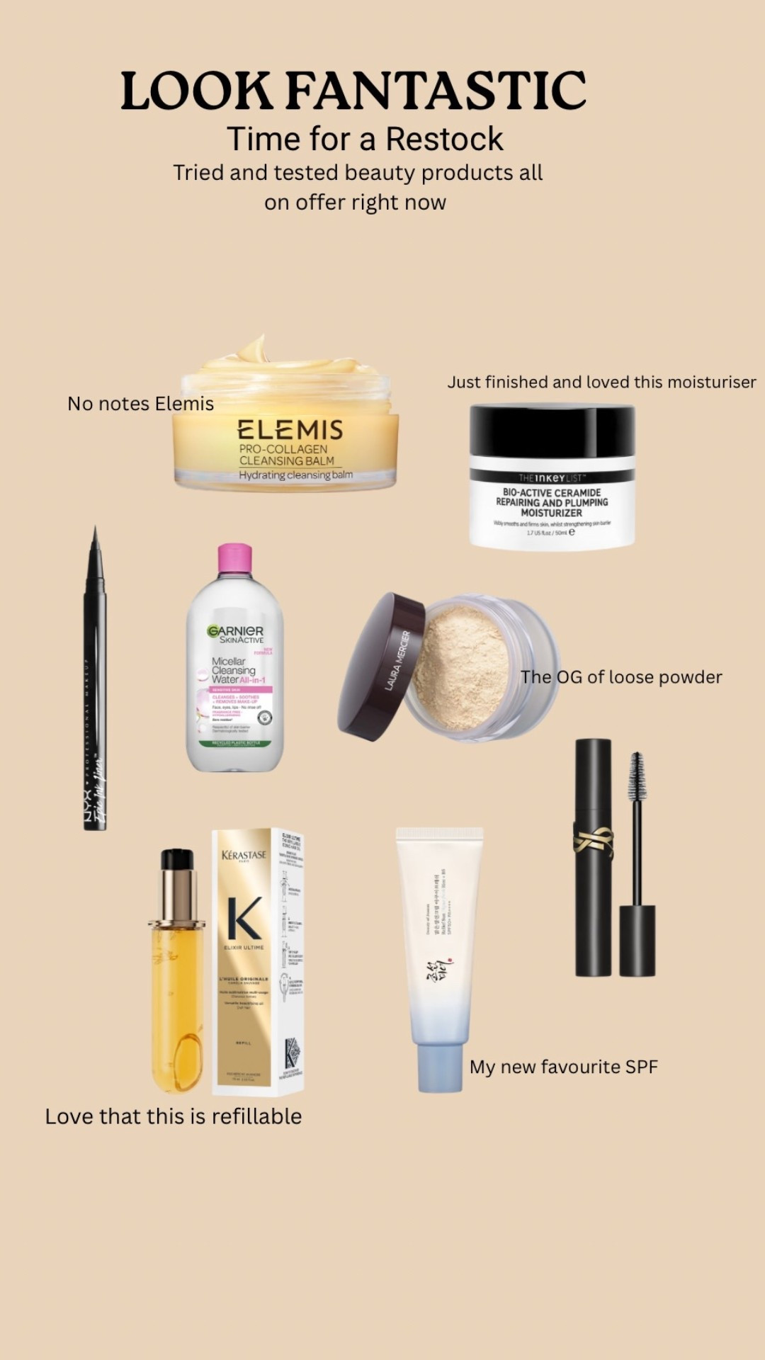 LOOK FANTASTIC early Black Friday sale! Some of my favourite beauty products on offer from Elemis cleansing balm to YSL mascara ✨ 

#LTKbeauty #LTKCyberWeek #LTKuk