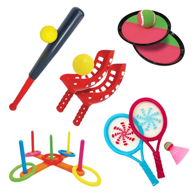 Play Day 5-in-1 Sports Set, Active Games for Young Children, Ages 3-99 | Walmart (US)