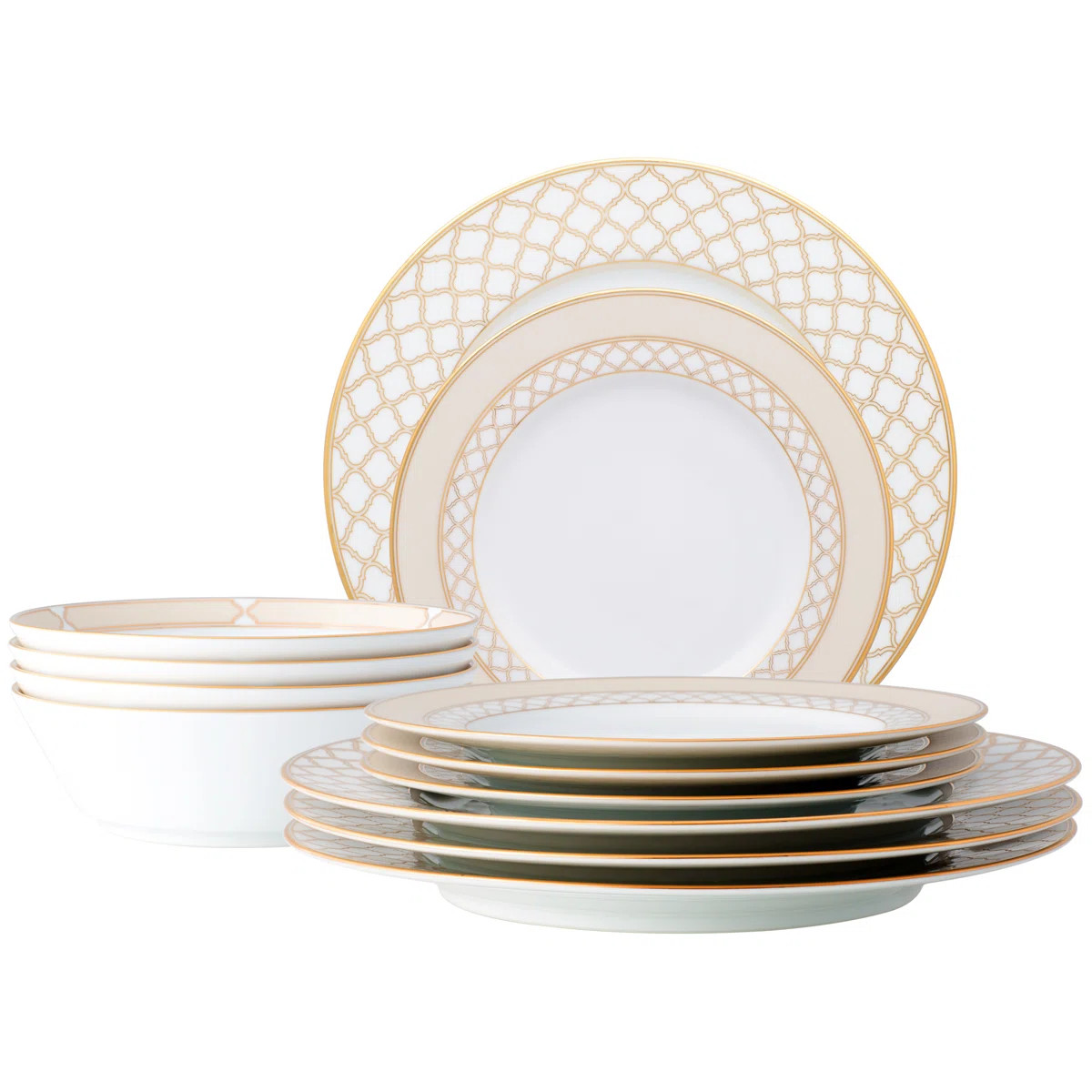 Noritake Eternal Palace 12-Piece Dinnerware Set, Service for 4 | Wayfair North America