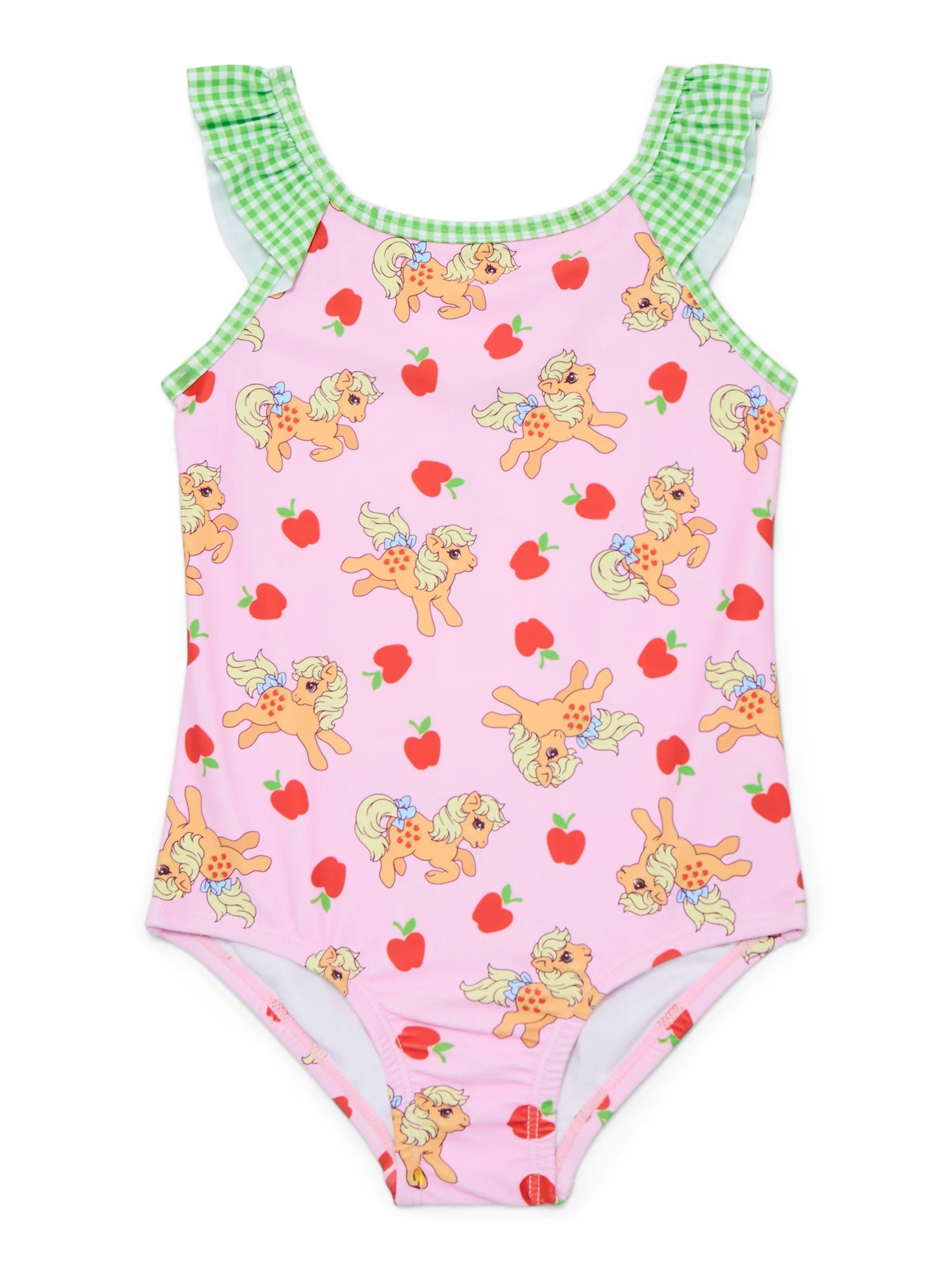 Character Toddler Girl Ruffle Strap One- Piece Swimsuit, Sizes 12M-5T | Walmart (US)