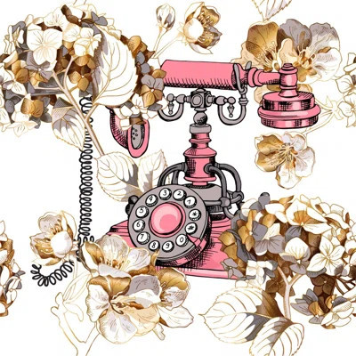 Phone 10.4' L x 25" W Peel and Stick Wallpaper Panel | Wayfair North America