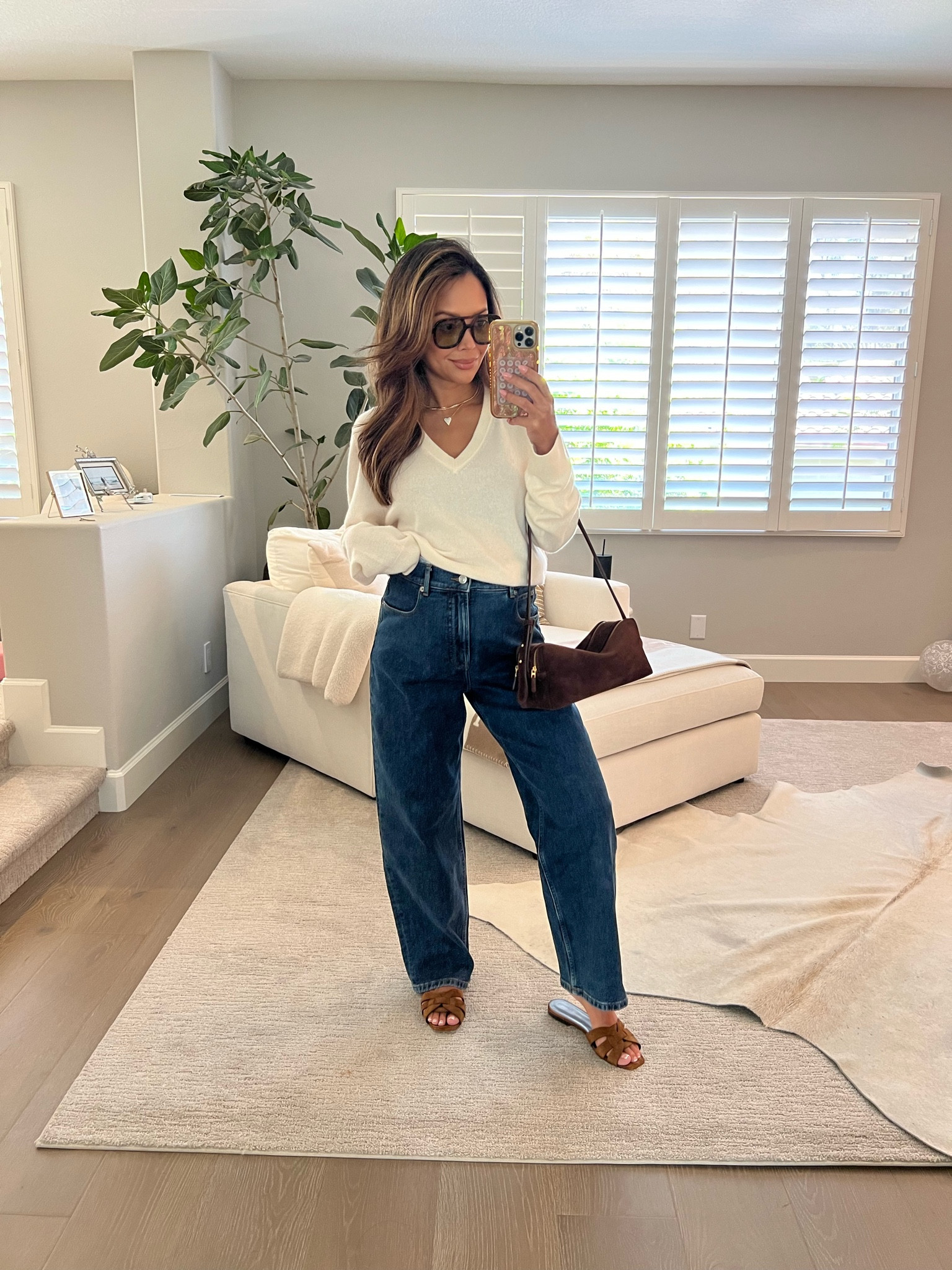 Fall transition outfit
Sweater - Size Medium
Jeans - size 29
Sized up in both for pregnancy
Heart necklace is Mali Sabatasso

Brown suede bag, dark wash denim, cashmere sweater, bump style

#LTKItBag #LTKStyleTip #LTKFindsUnder100