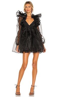 Selkie The Sugarfrill Dress in Caviar from Revolve.com | Revolve Clothing (Global)