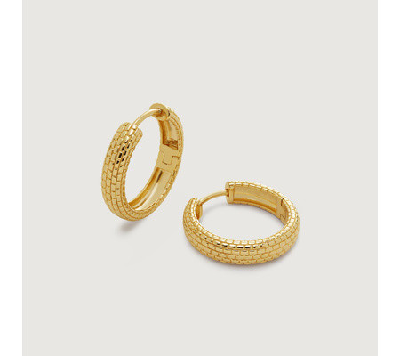 Heirloom Small Hoop Earrings | Monica Vinader (US)