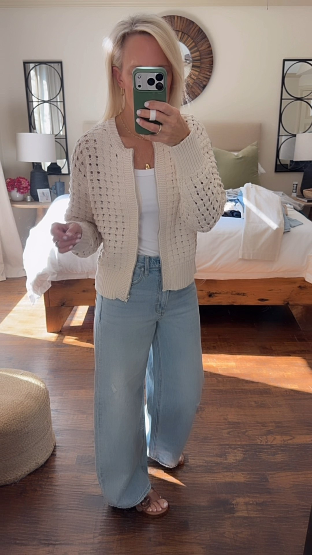 @zsupplyclothing oh my word 
10/10 love these items the at I got it! 

These wide leg denim fit true to size and are incredibly comfortable. The perfect length in my opinion. I’m 5‘6“ tall. ￼

#LTKgrwm #LTKOver40 #LTKootd