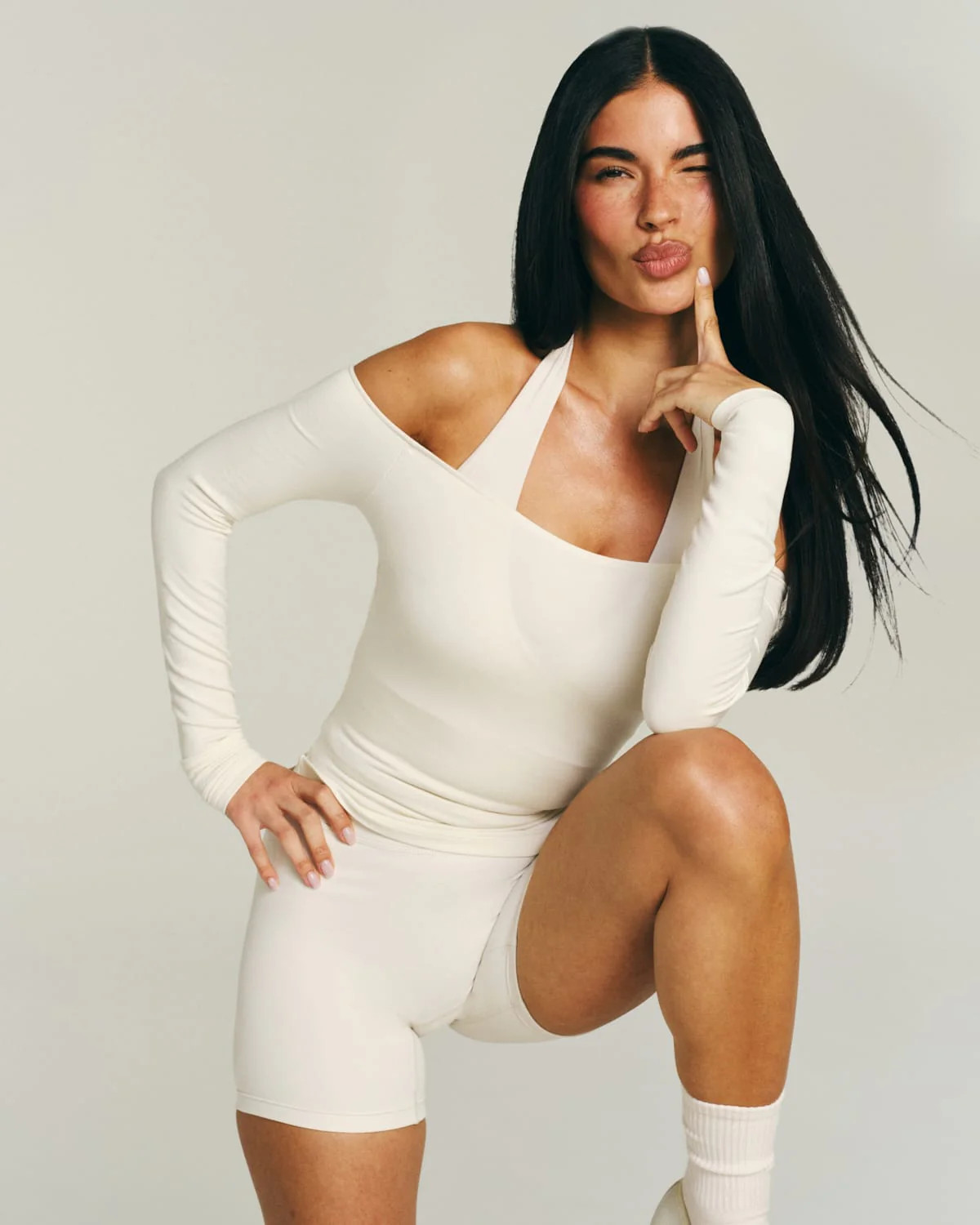 Off Shoulder Leisure Top | Vanilla | Crop Shop Boutique AU