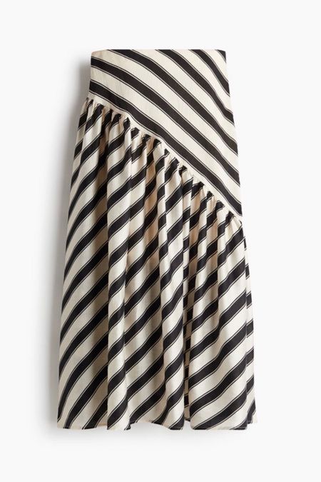 Black and white striped maxi skirt 

#LTKfindsunder100 #LTKstyletip #LTKSeasonal