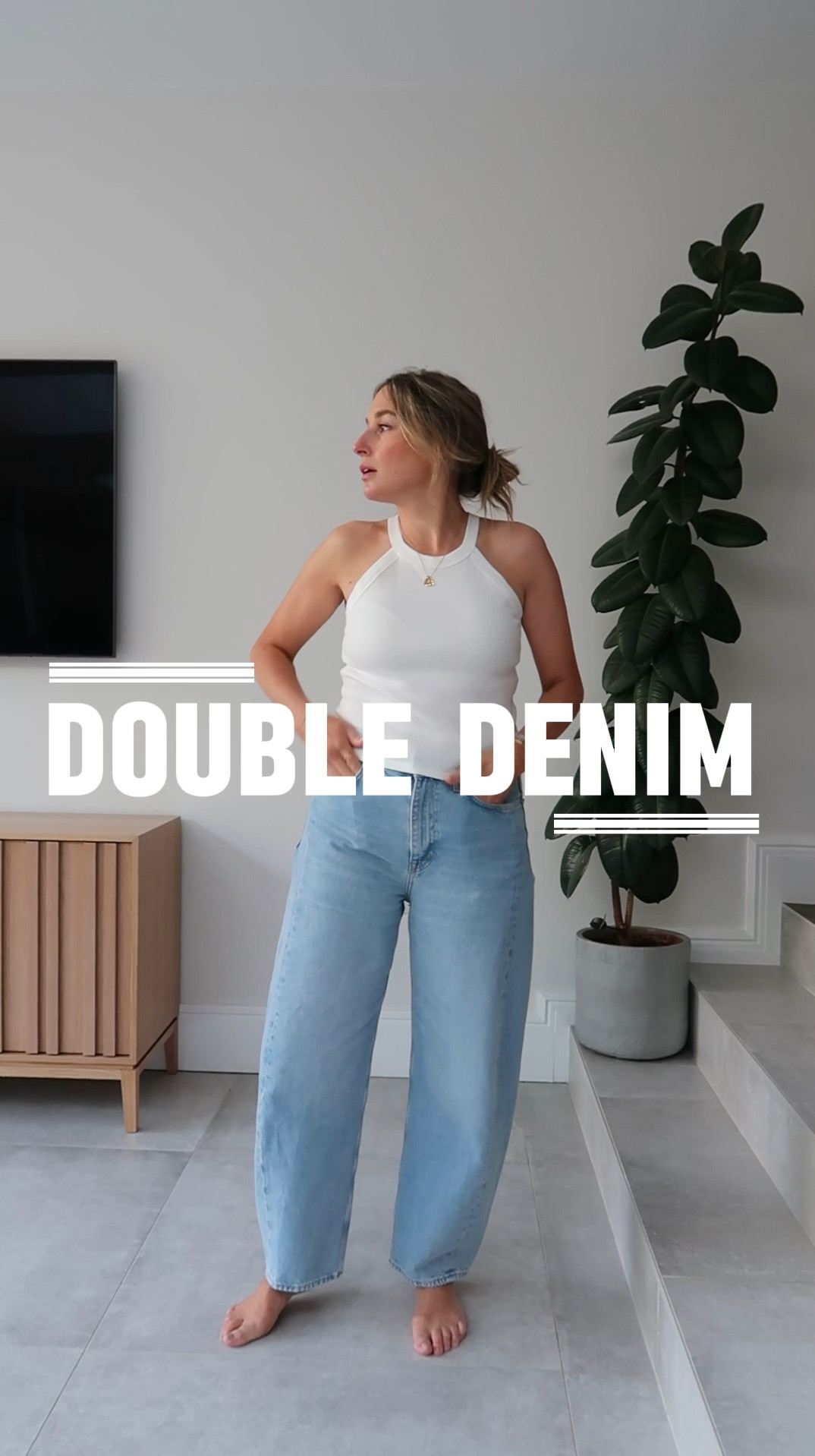 Double denim - once you have a play with it it it’s easy & is one of my absolute go to outfit formulas.

I’m wearing my usual size in the jeans, you could size up for a looser fit. A medium in the vest and one size up in the shirt which is the Sezane sandrine shirt but currently OOS 

#LTKsummer #LTKspring #LTKuk