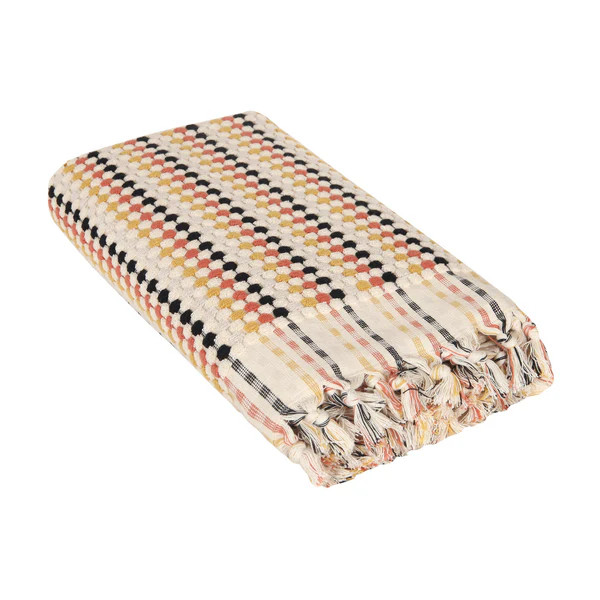 Dots Turkish Terry Bath Towel | Olive and Linen LLC