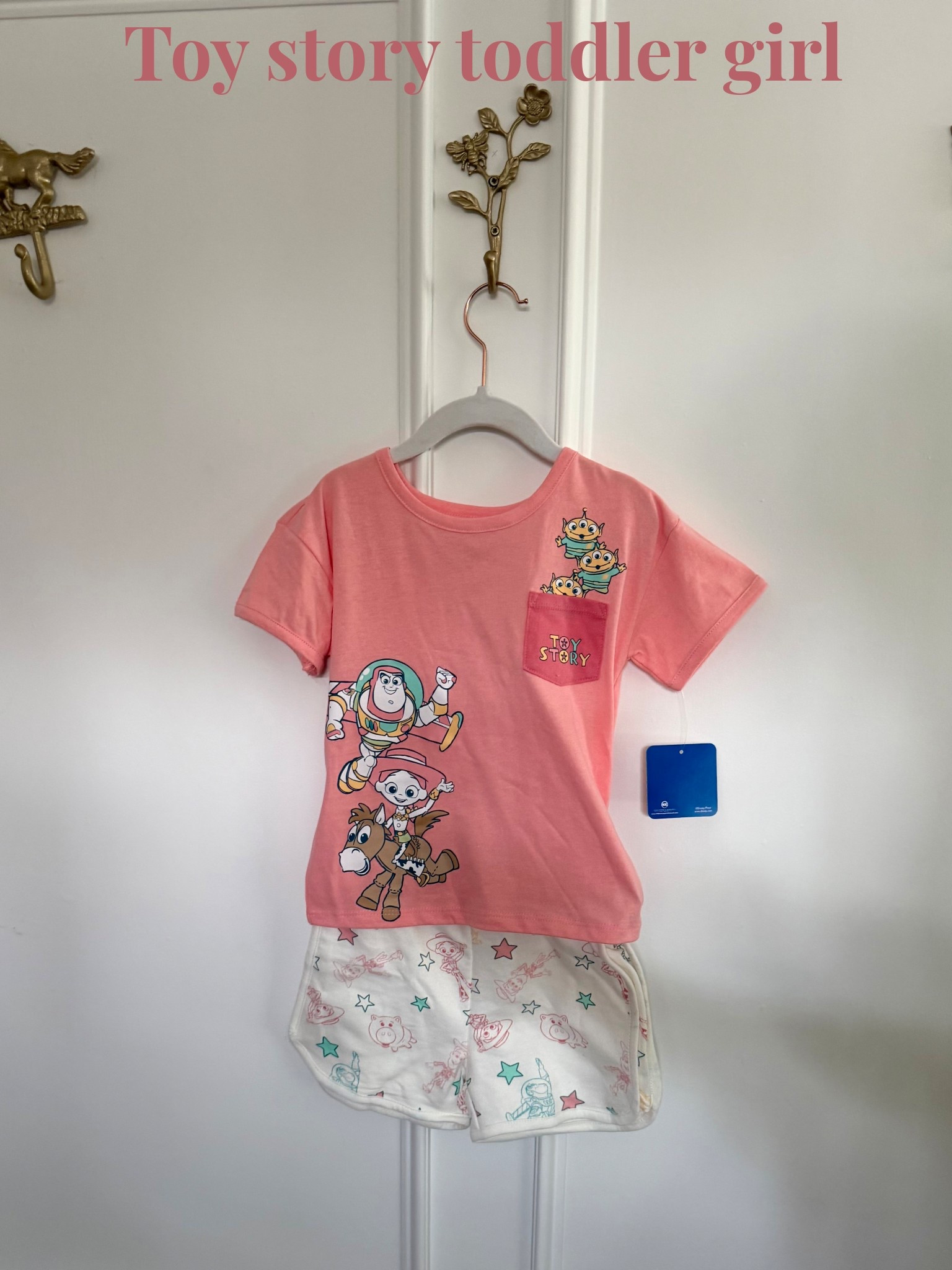 Toy Story toddler girl outfit that’s cute, comfortable, and perfect for everyday play or Disney trips. Soft graphic tee paired with easy pull-on shorts that toddlers can actually move in — fun character style without sacrificing comfort. Linking sizing, fit, and outfit details on my LTK.

toy story toddler outfit | disney toddler girl outfit | toddler girl disney clothes | character toddler outfits | toddler summer outfit | girls graphic tee outfit | toddler outfit ideas | disney kids outfit