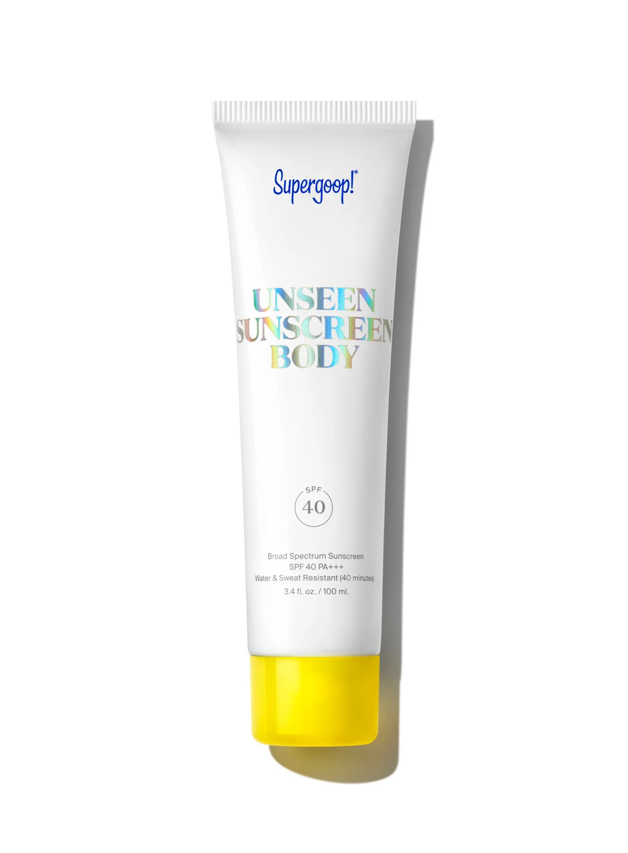 Unseen Sunscreen Body SPF 40 | Non-Greasy & No White Cast | Supergoop! | Supergoop