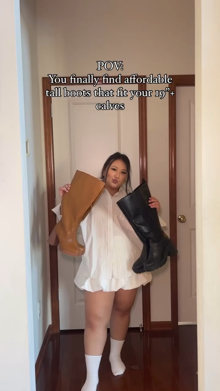 POV: you finally find affordable tall boots that fit your extra wide calves 😍🖤✨🍂

Follow @angelstyledthat for more inspo ✨
Linking them in my @shop.ltk !!

.
.
.
.
Fashion creator, style inspo, style creator, outfit inspo, style blogger, spring outfit inspo, midsize fashion, midsize style, fall fashion, fall outfit inspo, fall trends, fall style
#midsizestyle #midsizeoutfits #midsizefashion #midsizegals #falloutfitideas #midsize #curvyfashion