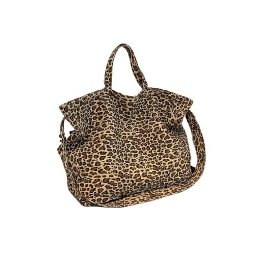 DOTITOY Single-shoulder Sag For Women Large-capacity Bag Leopard Print Tote Bags For Women Large Leopard Print Bag (one size,Brown) | Amazon (US)