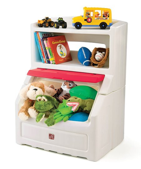 Red L&H Bookcase Storage Chest | Zulily