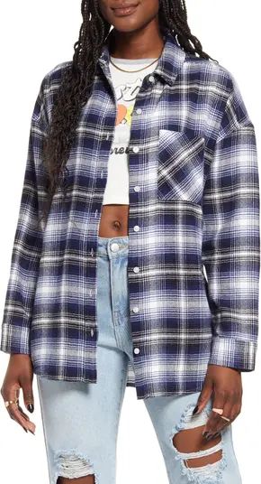 BP. Boyfriend Plaid Button-Up Shirt | Nordstrom | Nordstrom