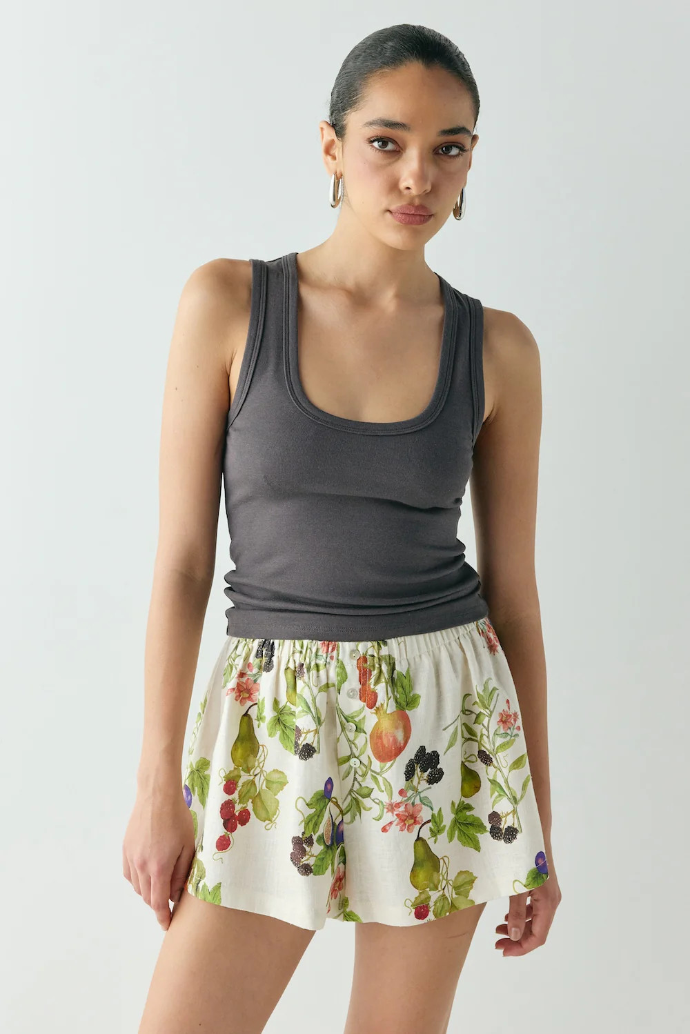 Eira Linen Shorts Orchard | VRG Grl