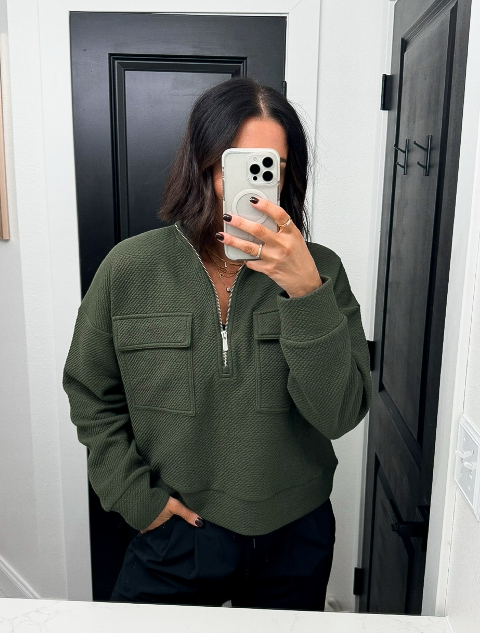 Top-medium 
Pants-small tall

#LTKSaleAlert #LTKActive #LTKCyberWeek