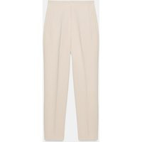 Zara - High-Waist Trousers - Mid-Ecru - M - Woman | Zara UK