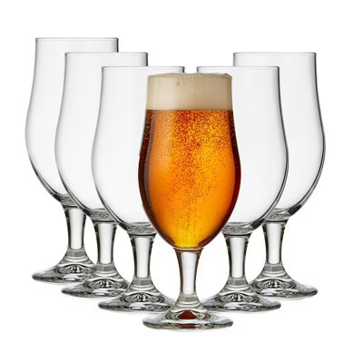 Libbey Craft Brews Belgian Ale Beer Glasses, 16.5 ounce, Set of 6 | Target
