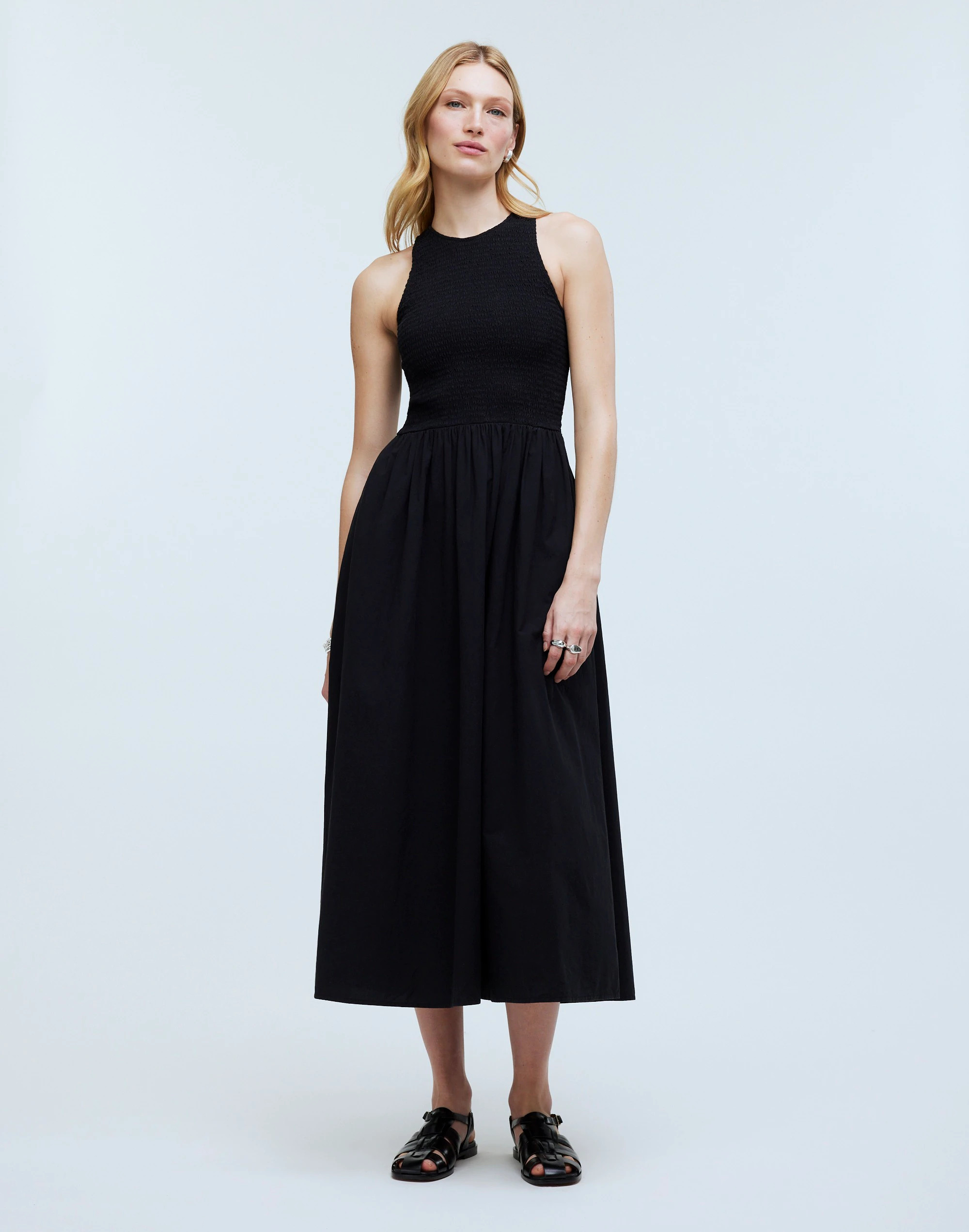 The Melody Smocked Midi Dress | Madewell