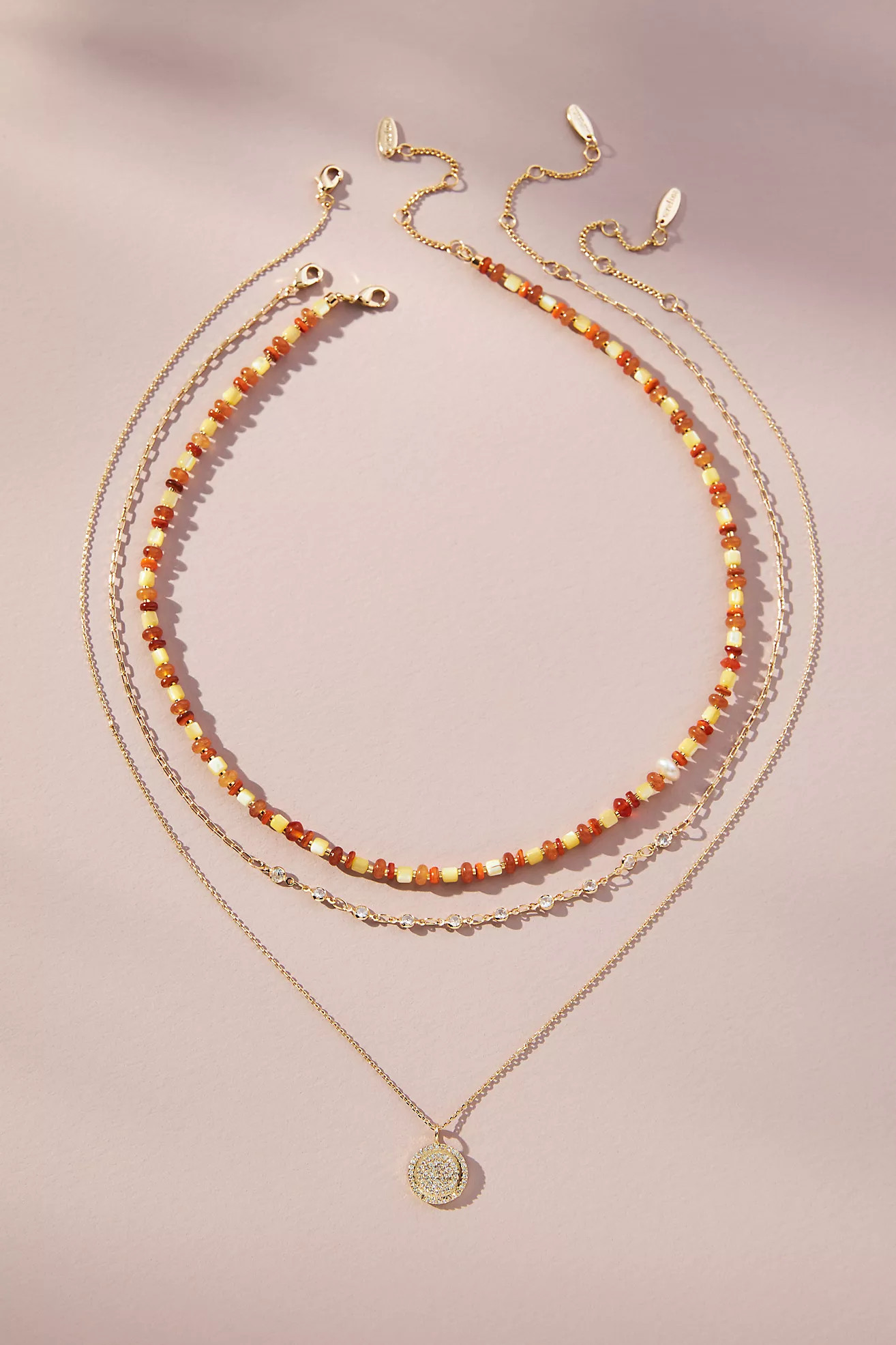 Shades of Sea Triple-Layer Necklace | Anthropologie (US)