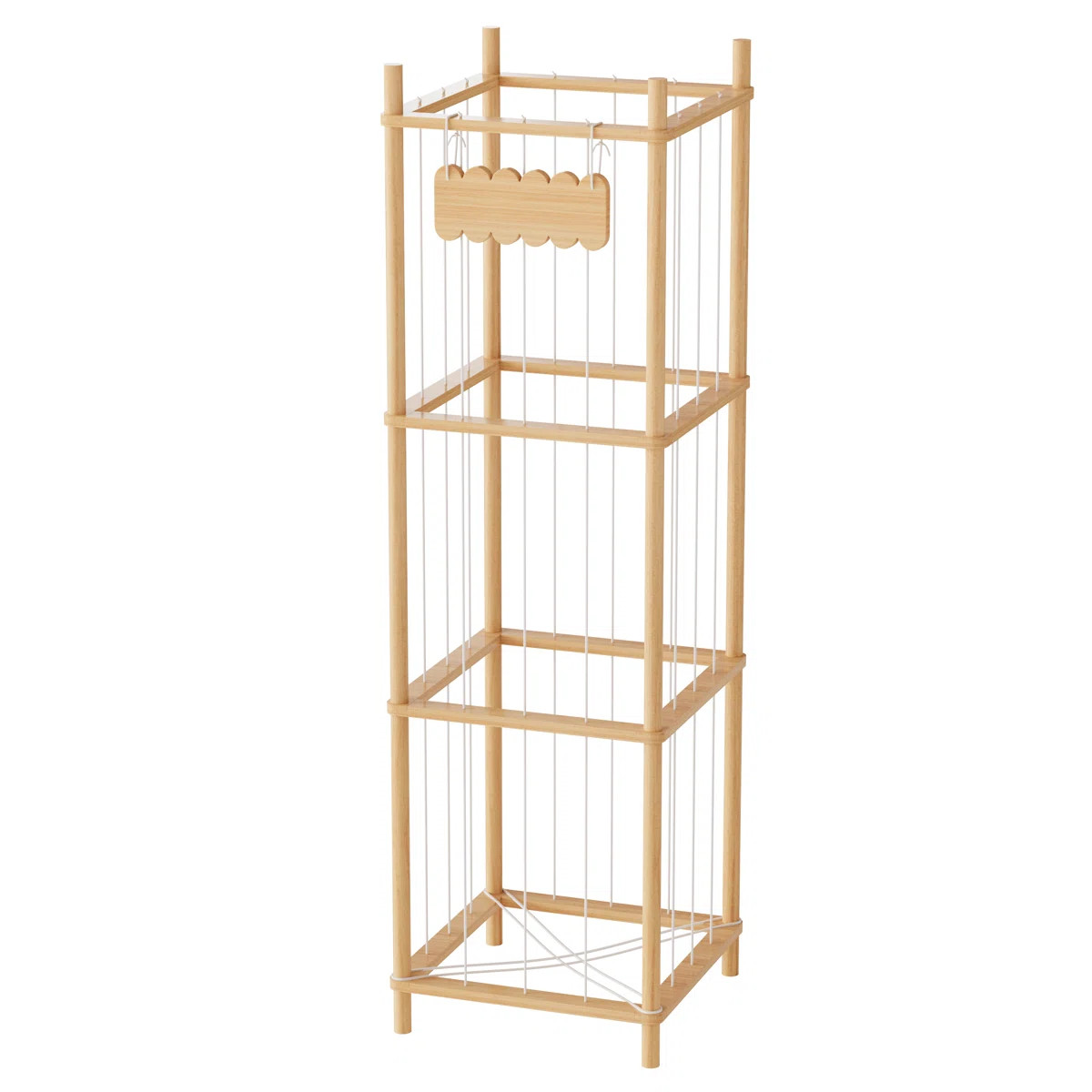 Stuffed Animal Storage Organizer, Wooden Zoo Toy Plushies Storage Holder, Large Capacity Plush To... | Wayfair North America