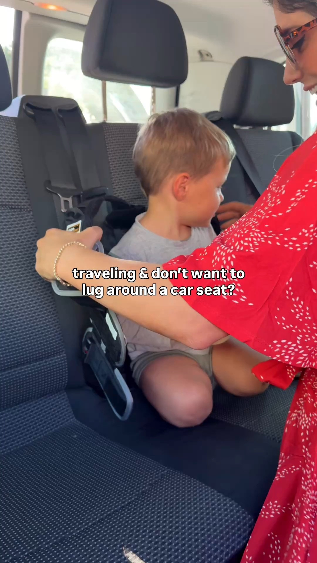 **✈️ Travel-Friendly:**
• Great alternative for traveling with little ones
• Lightweight + incredibly compact
• Easy to pack in a suitcase or carry-on

**🛡️ Safety:**
• Designed to position the vehicle seat belt properly across your child
• Provides a secure, more travel-friendly option for compatible children

**👧 Age/Size:**
• Designed for children who meet the manufacturer’s age, height & weight requirements
• Always check RideSafer’s guidelines for your child

**🤍 Mom Note:** I’m not a CPST—just sharing a travel find that makes bringing car-seat safety on trips SO much easier!

#LTKTravel #LTKKids