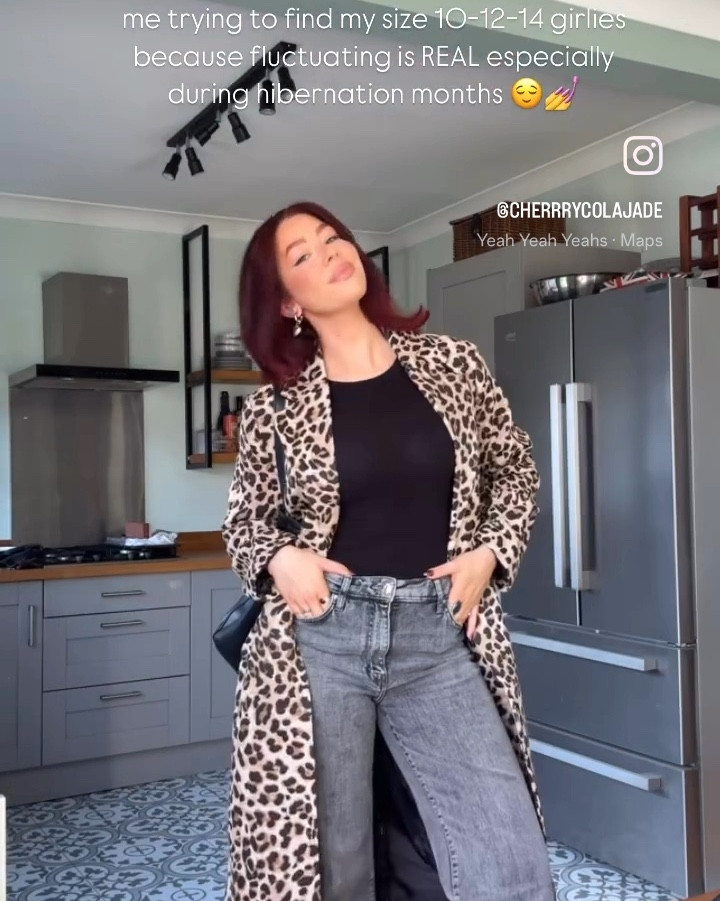 leopard print coat outfit for autumn 🐆🍁🍒

#LTKworkwear #LTKautumn #LTKmidsize