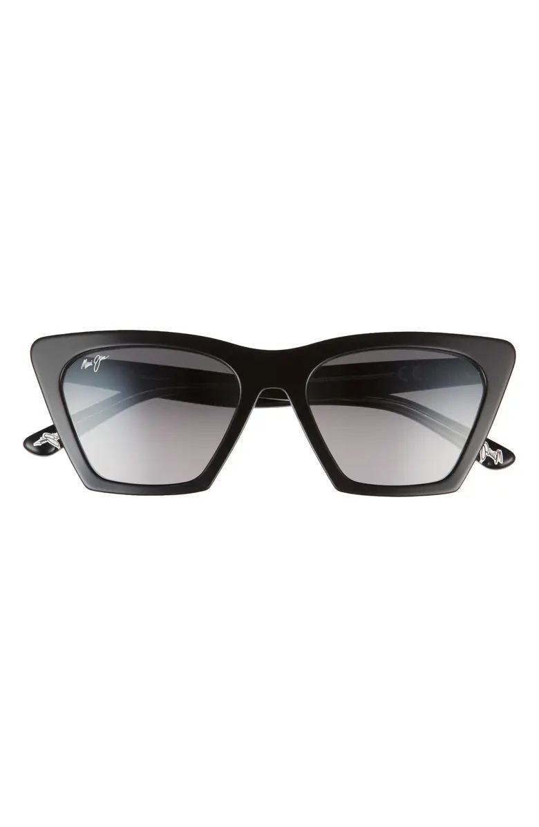 Kini Kini 54mm Gradient Polarized Rectangular Sunglasses | Nordstrom