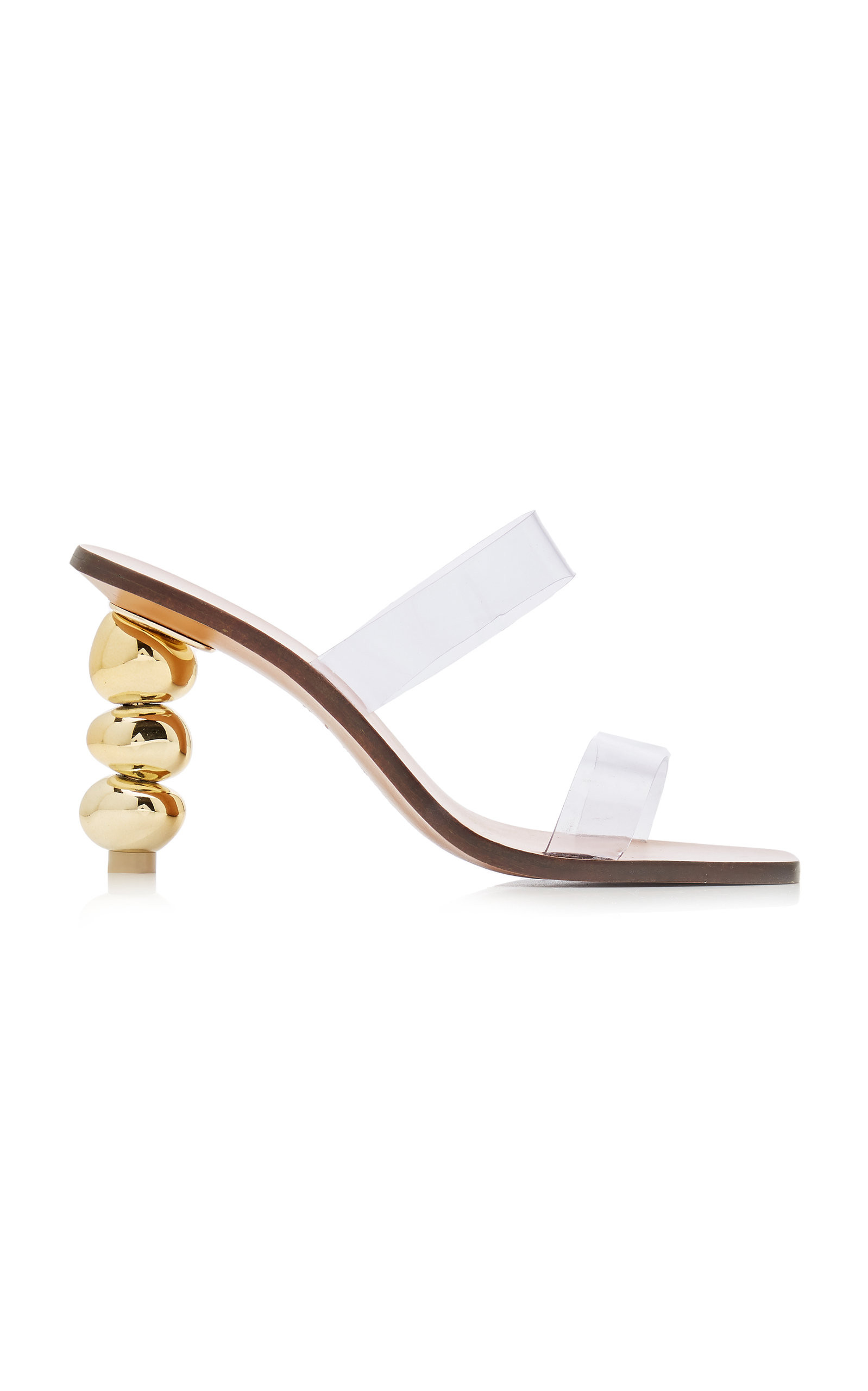 Cult Gaia Meta Vinyl Heels | Moda Operandi Global