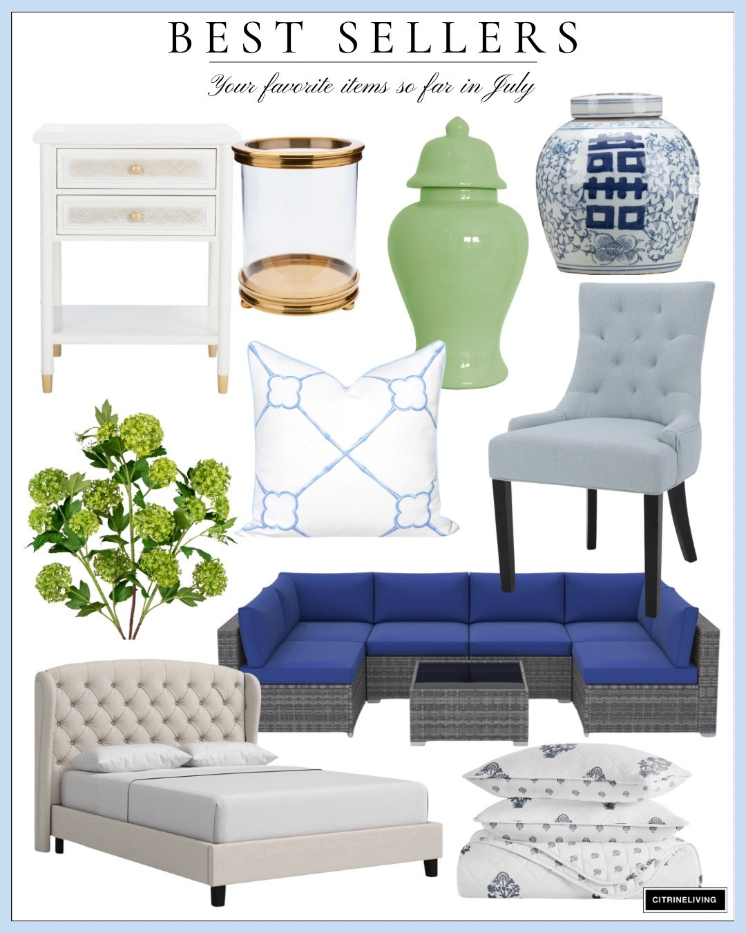 Best sellers so far this month!!

Chic home, home finds, home decor, patio couch, dining chair, jars, faux flowers

#LTKSeasonal #LTKHome