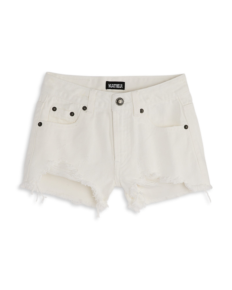 KatieJnyc Girls' Malibu Distressed Denim Shorts - Big Kid | Bloomingdale's (US)