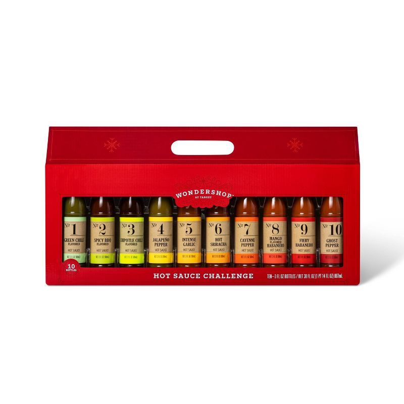 Hot Sauce Bottle Gift Set - 30oz/10pk - Wondershop™ | Target