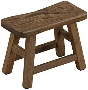 Rustic Wooden Step Stool, Sturdy Step Small Bench, Solid Wood Tiny Step Stool for Kids Adult Foot... | Amazon (US)