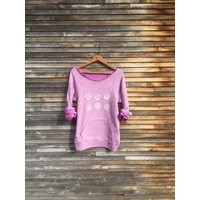 Candy Hearts Shirt, Valentines Day Sweater, Cute Sweater, Vday Gift, Girlfriend Gift, Galentines day Gift, Lilac Purple | Etsy (US)