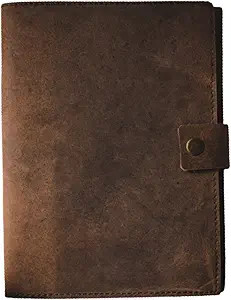 Refillable Leather Journal | Premium Lined A5 Notebook Cover | 200 Ruled Writing Pages | Card Hol... | Amazon (US)