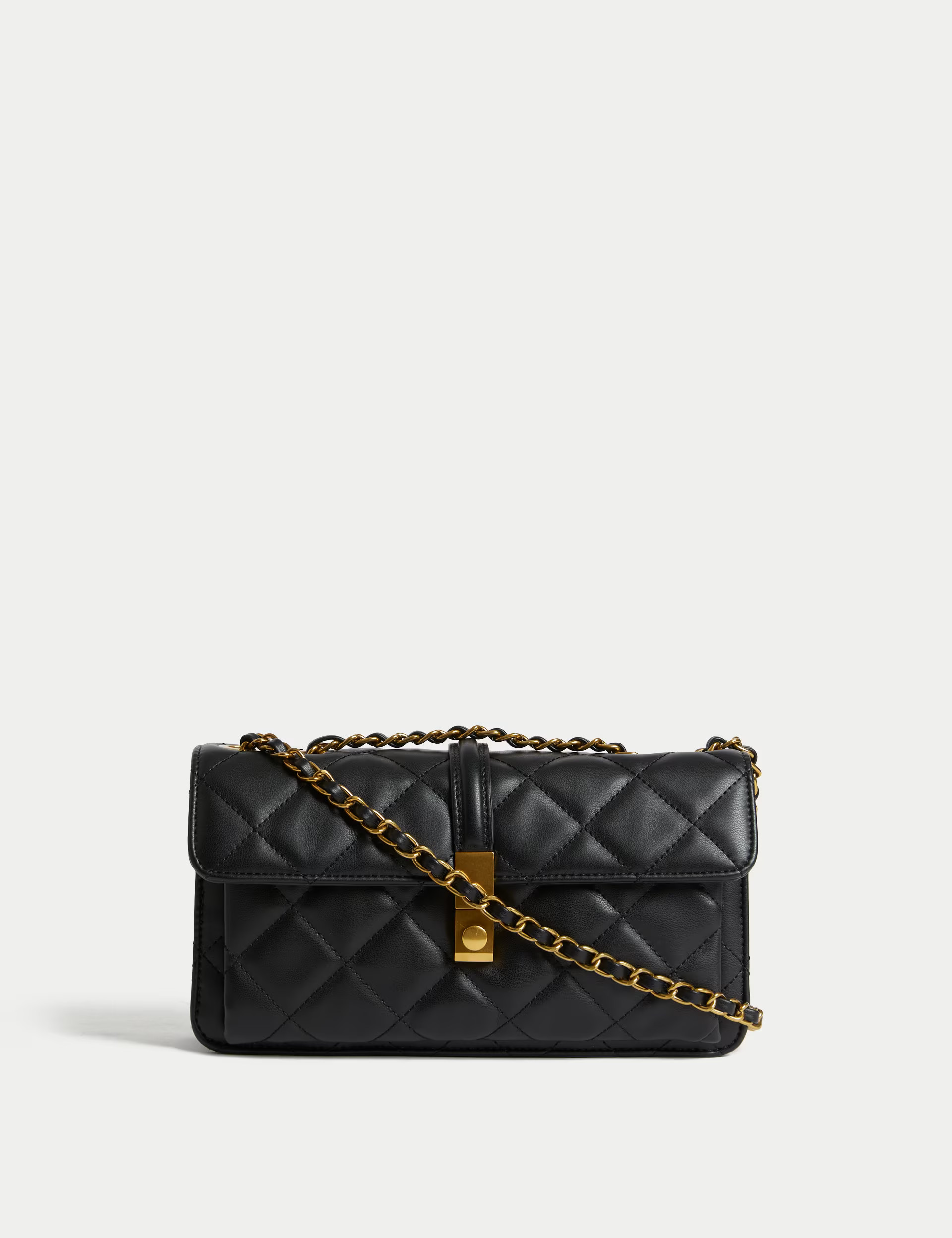 Quilted Chain Strap Cross Body Shoulder Bag | Marks & Spencer (UK)
