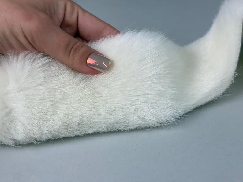 Off White Faux Fur Trim, Sold by the Yard, Super Soft High Quality Faux Fur Trim, Vintage Deadsto... | Etsy (US)