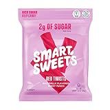 Smart Sweets Red Twists, Licorice Gummy Candy with Low Sugar (2g), Low Calorie (110), No Artificial  | Amazon (US)