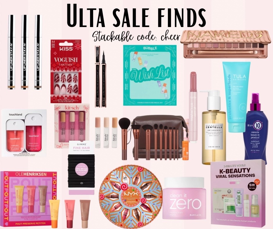 Ulta sale plus stackable code: CHEER! Great stocking stuffer or gift options 💯 

#stockingstuffer #stockingstuffersforher #beauty #skincare #makeup #giftsforher #ulta  

#LTKBeauty #LTKgrwm #LTKSaleAlert