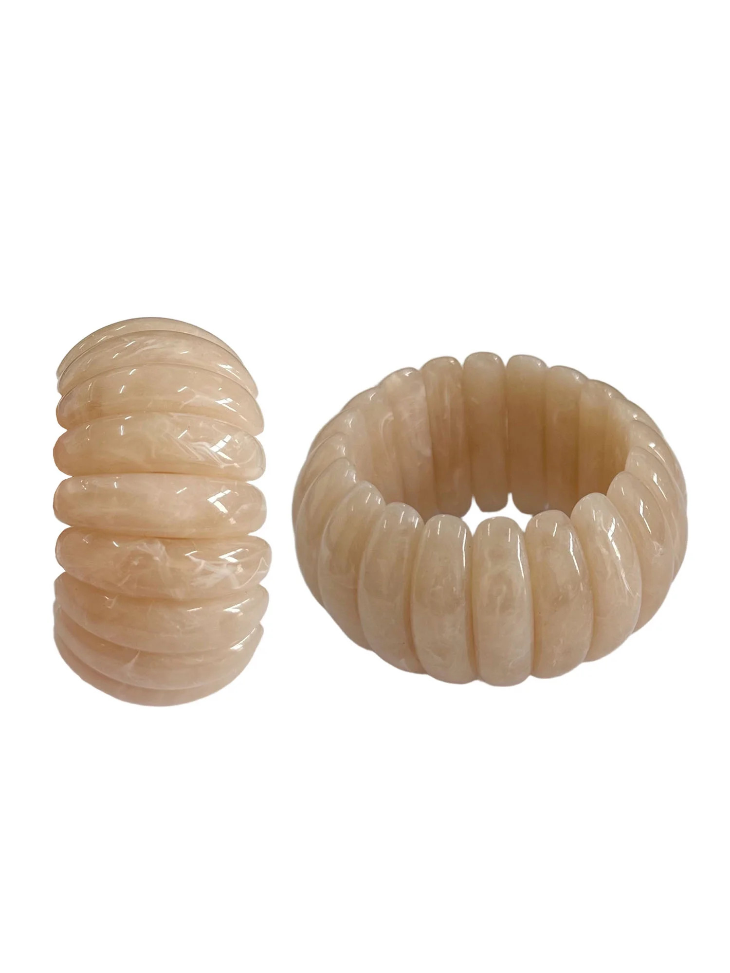 Time and Tru Stretch Bangle Bracelet Ivory for Female Adults and Teens | Walmart (US)