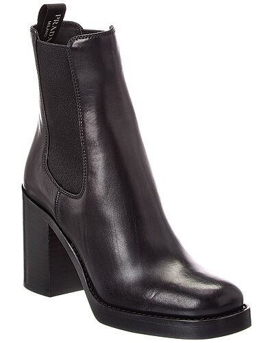 Logo Leather Bootie | Gilt & Gilt City