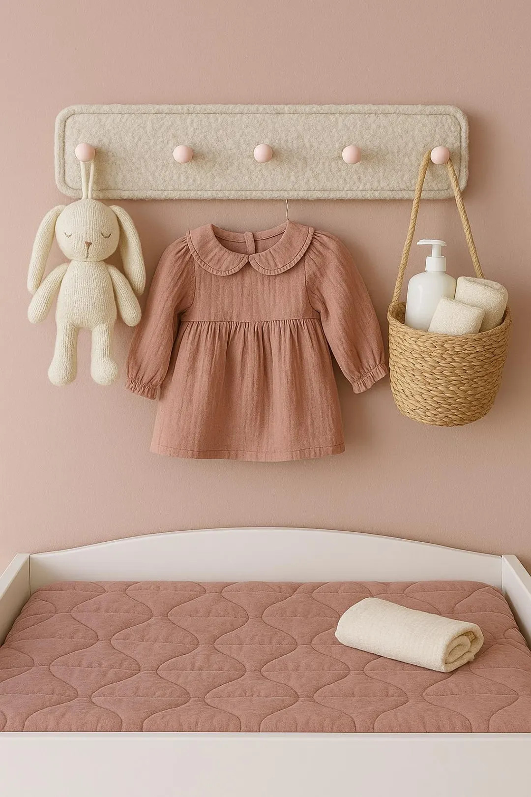 Peg Rail Bouclé Decor - Etsy | Etsy (US)