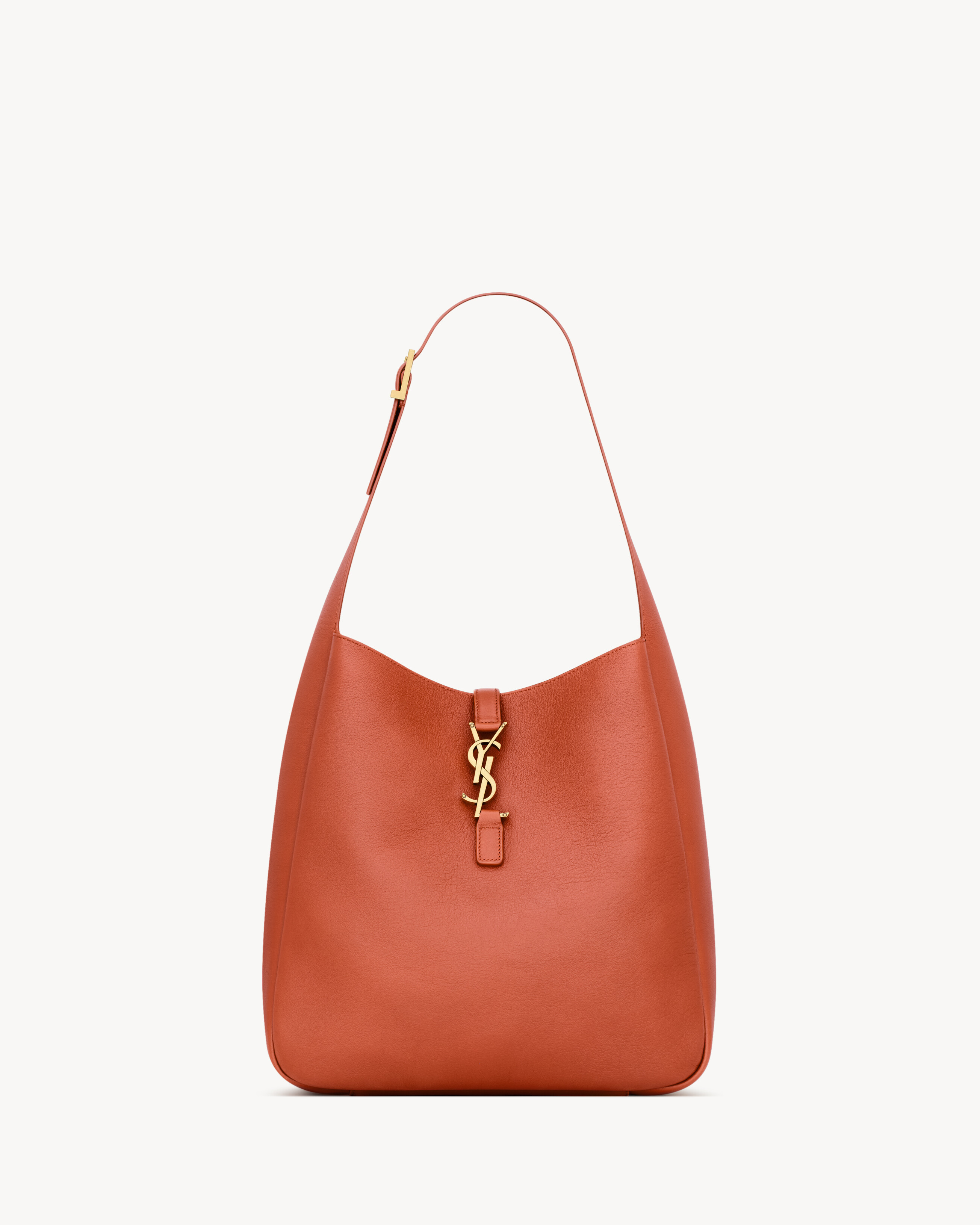Saint Laurent Le 5 À 7 Supple Large In Grained Leather - Orange - Women - One Size | Saint Laurent Inc. (Global)