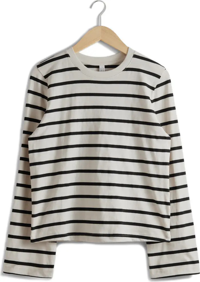 & Other Stories Stripe Crewneck Top | Nordstrom | Nordstrom